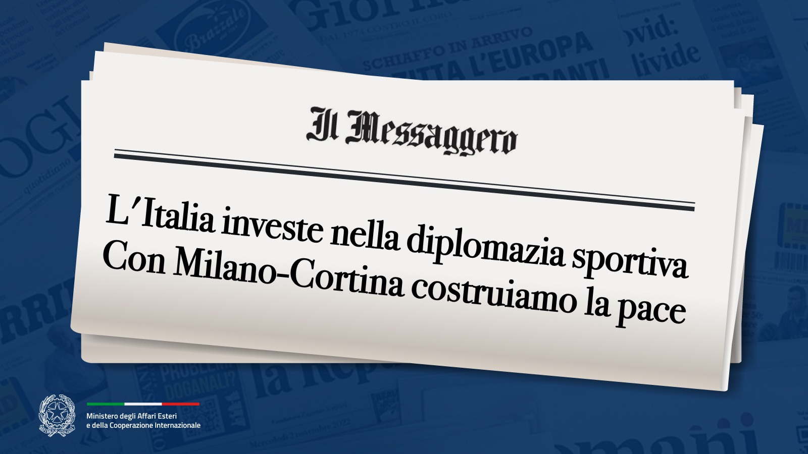 Editorial – Italia invierte en la diplomacia deportiva